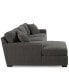 Фото #19 товара Radley 3-Piece Fabric Chaise Sectional Sofa, Created for Macy's