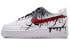 Фото #2 товара 【定制球鞋】Nike Air Force 1 空军一号 手绘 毒液 泼墨 漫威 超级英雄 电影主题定制 耐磨防滑 低帮休闲板鞋 红蓝鸳鸯 / Кроссовки Nike Air Force CW2288-111