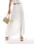 Фото #5 товара Stradivarius STR maxi skirt in white