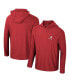 Фото #1 товара Men's Crimson Alabama Crimson Tide Cloud Jersey Raglan Long Sleeve Hoodie T-shirt