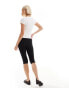 Фото #8 товара Monki cropped cupro capri pants in black