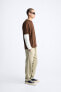 Faded cotton - linen trousers