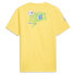 Puma Conmebol Ca Brazil Crew Neck Short Sleeve T-Shirt Mens Yellow Casual Tops 7