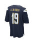 ფოტო #3 პროდუქტის Men's San Diego Chargers Lance Alworth Navy Retired Player Game Jersey