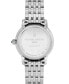 ფოტო #3 პროდუქტის Women's Swiss Classic Slimline (5/8 ct. t.w.) Stainless Steel Bracelet Watch 30mm