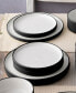 Colortex Stone Stax Dinner Plates, Set of 4