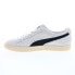 Фото #10 товара Puma Clyde Hairy Suede 39311501 Mens Gray Suede Lifestyle Sneakers Shoes