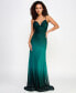 Фото #1 товара Juniors' Strappy Glitter Slim-Fit Gown