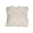 Cushion Romimex Cream With tassles 45 x 10 x 45 cm