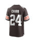 Фото #2 товара Men's Nick Chubb Brown Cleveland Browns Game Jersey