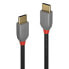 Фото #7 товара Lindy 2m USB 2.0 Type C Cable - Anthra Line - 2 m - USB C - USB C - USB 2.0 - 480 Mbit/s - Black - Grey