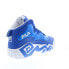 Фото #79 товара Fila MB Night Walk 1BM01747-421 Mens Blue Leather Athletic Basketball Shoes