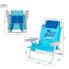 Фото #4 товара Пляжный стул Aktive Складной Синий 53 x 80 x 58 cm (2 штук)