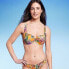 Фото #3 товара Women's Lightly Lined Ruffle Underwire Bikini Top - Shade & Shore Orange 38D