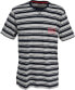 Фото #1 товара Ceceba Men's Short Sleeve Polyamide Cotton Thermal Function T-Shirt Navy Melange