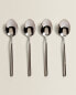 Фото #6 товара Set of shiny steel dessert spoons