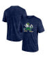 Фото #1 товара Men's Navy Notre Dame Fighting Irish Camo Logo T-shirt