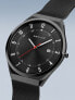 Фото #3 товара Наручные часы Michael Kors Lexington Three-Hand Black Stainless Steel Watch 38mm