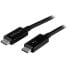 Фото #2 товара Кабель USB-C Thunderbolt 3 (20Gbps) 2м - Thunderbolt - USB - и DisplayPort совместимый - мужской - мужской - черный - никель - 20 Гбит/сек Startech.com