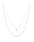 ModaSport clear Cubic Zirconia Stone Layered Necklace - фото #2