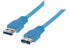 Фото #1 товара ShiverPeaks USB 3.0 - 1.8m - 1.8 m - USB A - USB A - USB 3.2 Gen 1 (3.1 Gen 1) - Male/Female - Blue