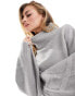 Фото #2 товара NA-KD knitted jumper with arm detail in grey