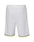 Big Boys and Girls White Los Angeles Lakers Hardwood Classics Swingman Shorts M - фото #4