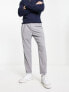 New Look – Elegante Hose in Grau mit doppelter Bundfalte