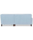 Фото #6 товара Ashlinn 94" 3-Pc. Pastel Leather Sectional, Created for Macy's