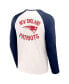 ფოტო #4 პროდუქტის Men's NFL x Darius Rucker Collection by Cream, Navy New England Patriots Long Sleeve Raglan T-shirt