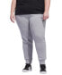 ფოტო #1 პროდუქტის Plus Size Cotton French Terry Sweatpants