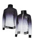 ფოტო #1 პროდუქტის Women's Black, Silver Las Vegas Raiders Color Block Full-Zip Puffer Jacket