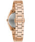 Women's Surveyor Diamond Accent Rose Gold-Tone Stainless Steel Bracelet Watch 31mm