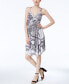 Фото #1 товара INC International Concepts Handkerchief Hem Fit Flare Dress Elegant Paisley L