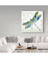 Фото #3 товара Jean Plout 'Dragonfly Bliss 8' Canvas Art - 14" x 14"