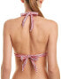 Фото #2 товара Shoshanna 261472 Women's Texture Ring Halter Bikini Top Swimwear Size C