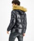 ფოტო #2 პროდუქტის Men's Puffer Jacket With Faux Fur Hood