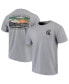 Фото #3 товара Men's Gray Michigan State Spartans Comfort Colors Campus Scenery T-shirt