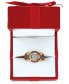 ფოტო #4 პროდუქტის Chocolatier Diamond Ring (3/8 ct. t.w.) in 14k Rose Gold (Also Available in Two-Tone White & Yellow Gold or White Gold)