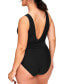 Фото #3 товара Plus Size Kaitlyn Swimwear One-Piece