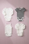 Фото #3 товара 2-pack Adjustable-fit Long-sleeved Bodysuits