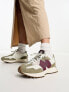 New Balance 327 sneakers in off white and burgundy - exclusive to ASOS - CREAM