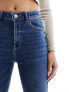 Фото #5 товара Pimkie high waist skinny jeans in mid blue wash