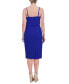 Women's Bow-Trim Midi Dress