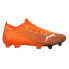 Фото #1 товара Puma Ultra 1.1 Firm GroundArtificial Grass Soccer Cleats Mens Orange Sneakers At