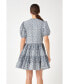 ფოტო #6 პროდუქტის Women's Printed Drop Waist Mini Dress