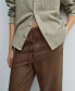 Women's 100% Linen Jogger Trousers