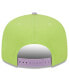 Фото #4 товара Бейсболка New Era мужская Нью-Йорк Янки Неон Грин, Пурпурная, Весенняя, Основная двухцветная 9FIFTY Snapback Hat