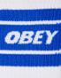 Фото #8 товара Obey branded sock in white and blue