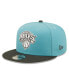 Фото #1 товара Men's Turquoise, Charcoal New York Knicks Two-Tone 9FIFTY Snapback Hat